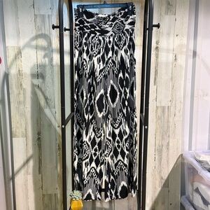 Stylish Black and White Patterned Pants